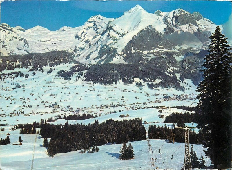 Switzerland Wildahaus Skilift Oberdorf Postcard