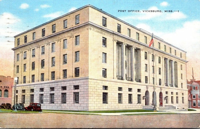 Mississippi Vicksburg Post Office 1950