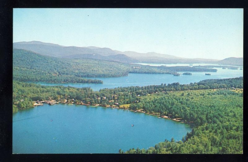 Little Squam Lake, New Hampshire/NH Postcard, Aerial View