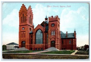 c1910 Knox Church Regina Saskatchewan Canada Antique Posted Postcard