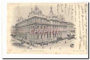 Lyon Old Postcard The Palais de la Bourse