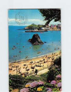 Postcard North Bay And Goscar Rock, Tenby, Wales