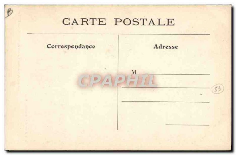 Old Postcard Prison Paris Location of & # 39ancien dungeon gue Rue Baillet