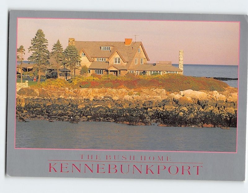 Postcard The Bush Home, Kennebunkport, Maine