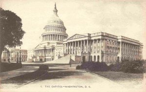 US Capitol Washington DC 1905c postcard