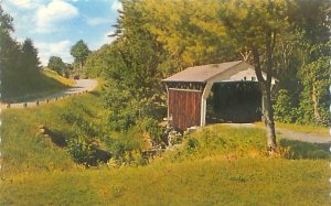 New Hampshire   Drewsville #19 Covered Bridge  Chrome Postcard Unused