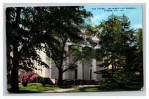 Vintage 1940's Postcard The Chapel University of Georgia Athens GA