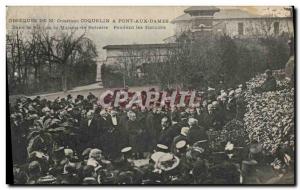 Postcard Old Death Funerals funeral M Constant Coquelin Pont aux Dames In the...