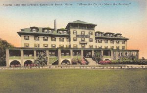 Atlantis Hotel & Cottages KENNEBUNK BEACH, ME Maine c1930s Hand-Colored Postcard