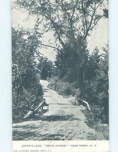 Divided-back LOVERS LANE Perry - Near Warsaw & Geneseo New York NY AD5342