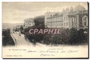 Postcard Old St Germain en Laye Pavilion Henri IV