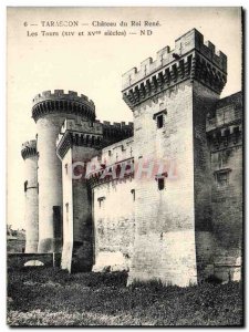 Old Postcard Tarascon King Rene Chateau Les Tours (fourteenth and fifteenth c...