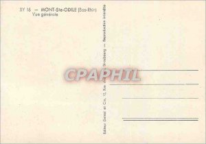 Modern Postcard Mont Sainte Odile (Bas Rhin) Vue Generale