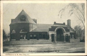 Newmarket New Hampshire NH Public Library c1910 Vintage Postcard