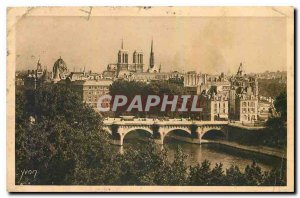 Old Postcard Paris La Cite and the Pont Neuf