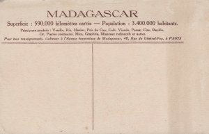 Madagascar Betsileo People Native Vintage Postcard 03.85