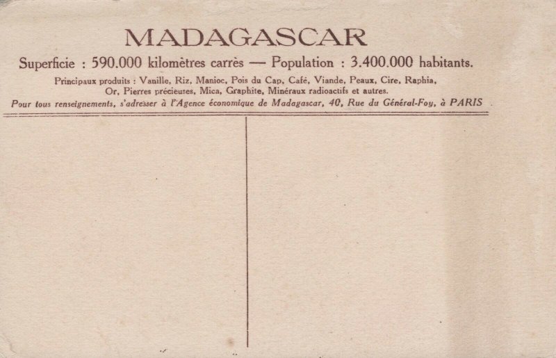 Madagascar Betsileo People Native Vintage Postcard 03.85