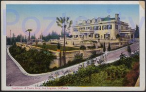 RESIDENCE OF THERA BARA 1923  HOLKLYWOOD CALIFORNIA