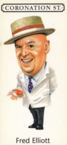 Fred Elliot Coronation Street Unique Tiny Miniature Collectors Card