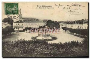 Old Postcard Toul Quaint Place de la Republique
