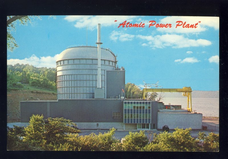 Delta, Pennsylvania/PA/Penn Postcard, Atomic Power Plant, Along Susquehanna