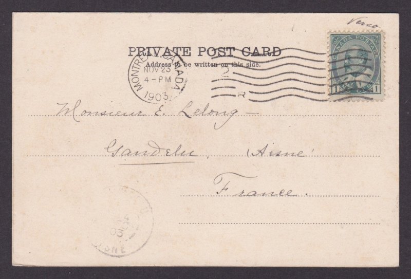 Postcard, CANADA, Montreal, University Laval