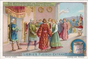 Liebig Vintage Trade Card S1101 Shakespeares Winter Tale 1914 No 5