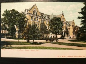 Vintage Postcard 1901-1907 St. Mary's Academy South Bend Indiana (IN)