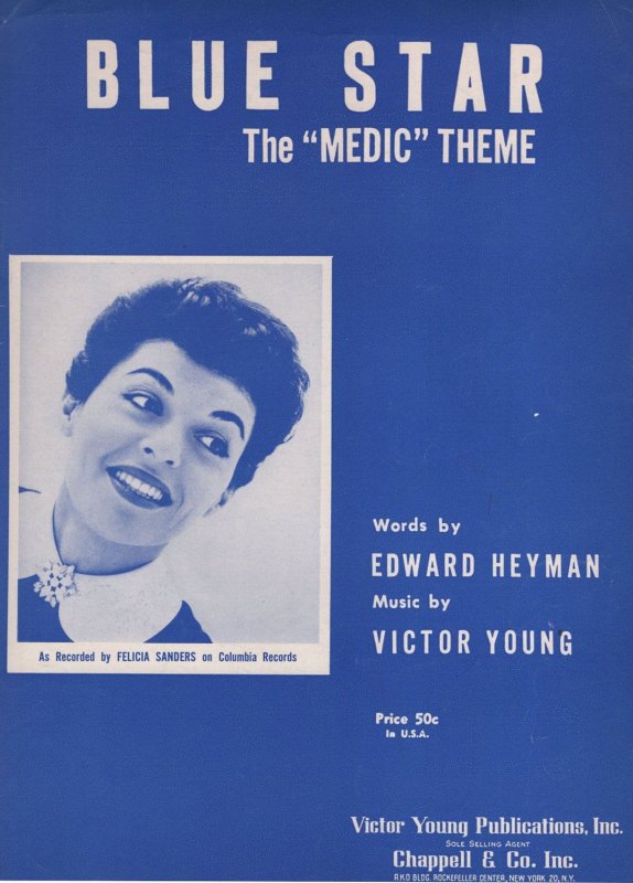 Felicia Sanders Blue Star The Medic Theme XL Sheet Music