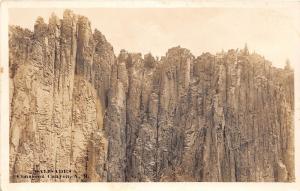 B65/ Cimarron Canyon New Mexico NM Postcard c1920 Palisades Geology