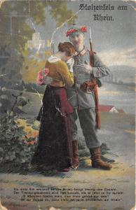 BG4072  soldier girl  stohenfels am rhein germany military militaria propaganda