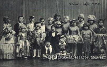 Scheuer's Liliputaner, Smallest Person, Midget, Dwarf, Circus Writing on back...