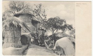 Zimbabwe; Native Grain Bins, Rhodesia PPC, Unposted, c 1905 