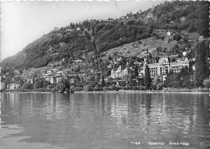 br105449 territet grand hotel switzerland real photo