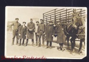 RPPC HABAROUSK RUSSIA RUSSIAN SOLDIERS ARMY 1914 VINTAGE REAL PHOTO POSTCARD