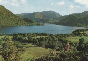 ULLSWATER FROM GOWBARROW FELL, Lake District, Cumbria - Vintage POSTCARD