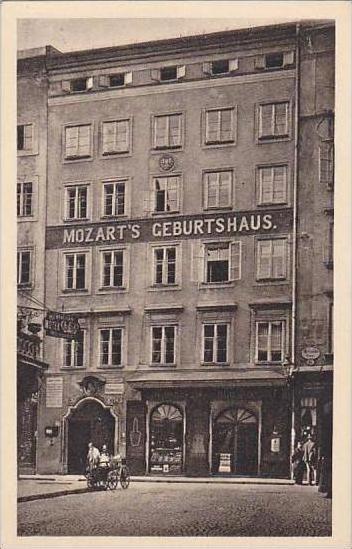 Austria Salzburg Mozart's Geburtshaus