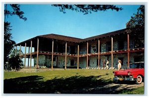 c1950 Vallejo's Petaluma Adobe Tourist Classic Car Sonoma California CA Postcard