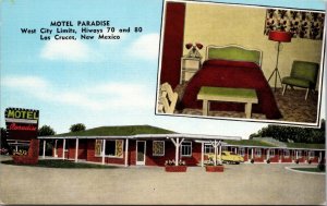 Linen Postcard Motel Paradise in Las Cruces, New Mexico~136859