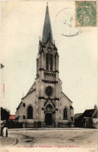 CPA Env.de Compiegne L'Eglise de Ribecourt FRANCE (1014426)
