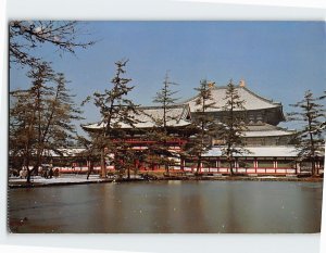 Postcard The Hall For The Great Image Of Buddha, Todaiji Temple, Nara, Japan