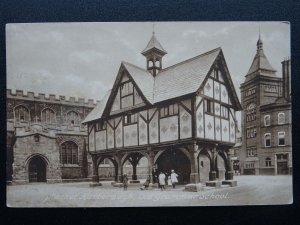 Leicestershire MARKET HARBOROUGH Old Grammar School - Old Postcard by Green & Co