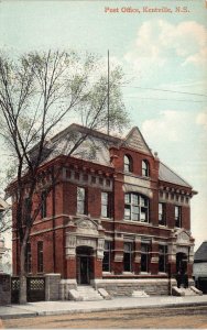 POST OFFICE KENTVILLE NOVA SCOTIA CANADA POSTCARD (c. 1910)