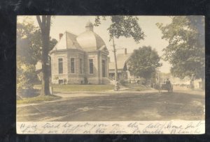 RPPC BELFAST MAINE RESIDENCE STREET SCENE SEARSPORT ME 1906 REAL PHOTO POSTCARD