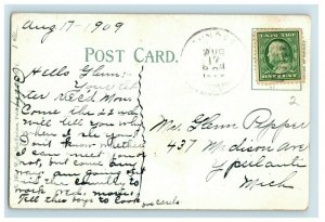 C.1900-09 Central Avenue, Belle Isle Park, Detroit, Michigan Postcard G2