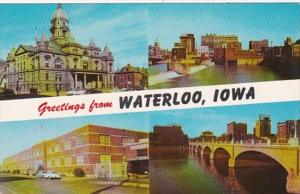 Iowa Greetings From Waterloo Multi View