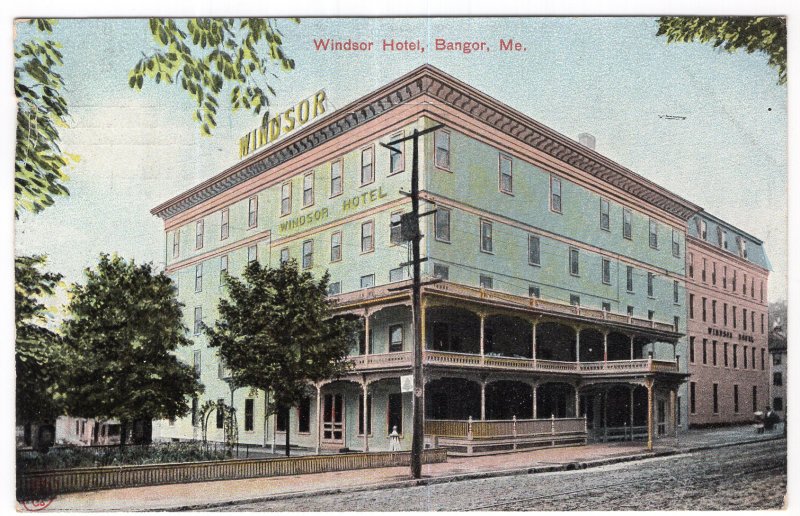 Bangor, Me, Windsor Hotel