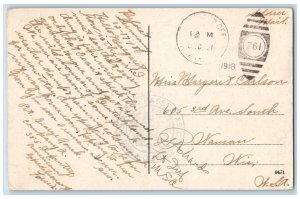 Rhineland-Palatinate Germany Postcard Greetings from Herforst Eifel Inn 1918