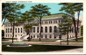Massachusetts Springfield Public Library 1933
