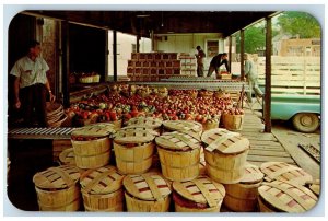 Benton Harbor Fruit Maker Truck Delivery Benton Harbor Michigan MI Postcard